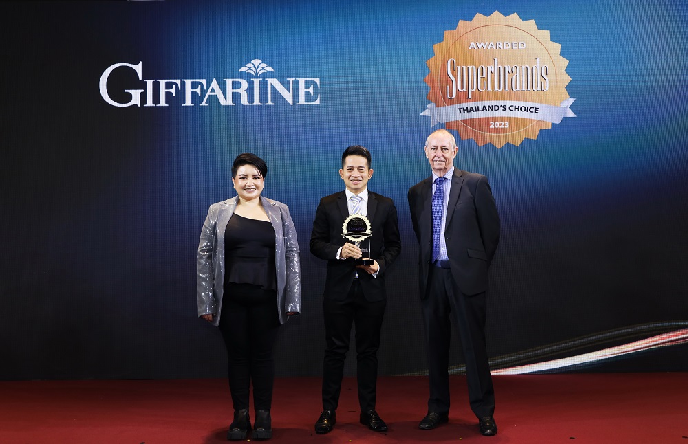 "กิฟฟารีน" คว้ารางวัล "Superbrands Award 2023"   