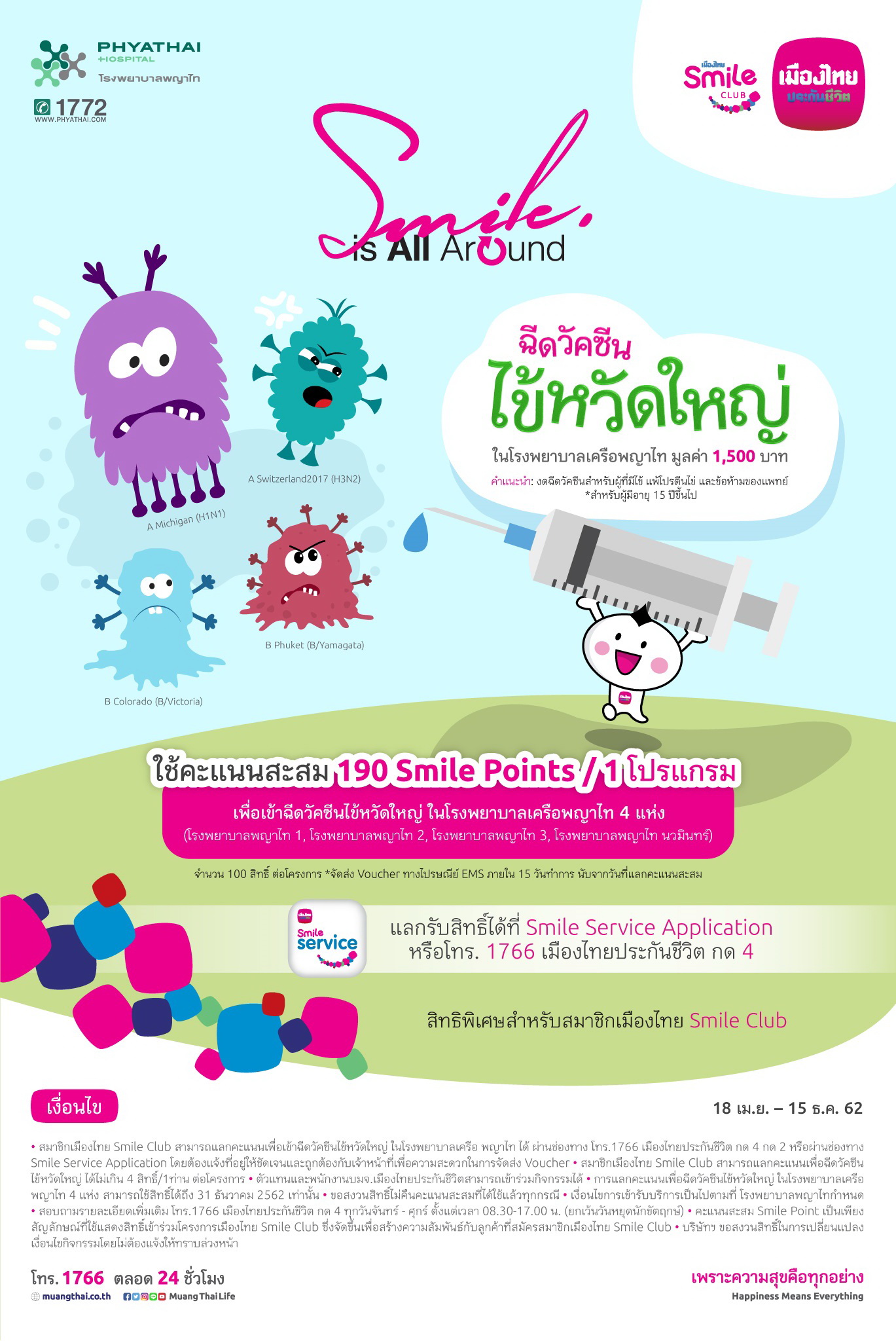 เมืองไทย Smile Club มอบสิทธิประโยชน์