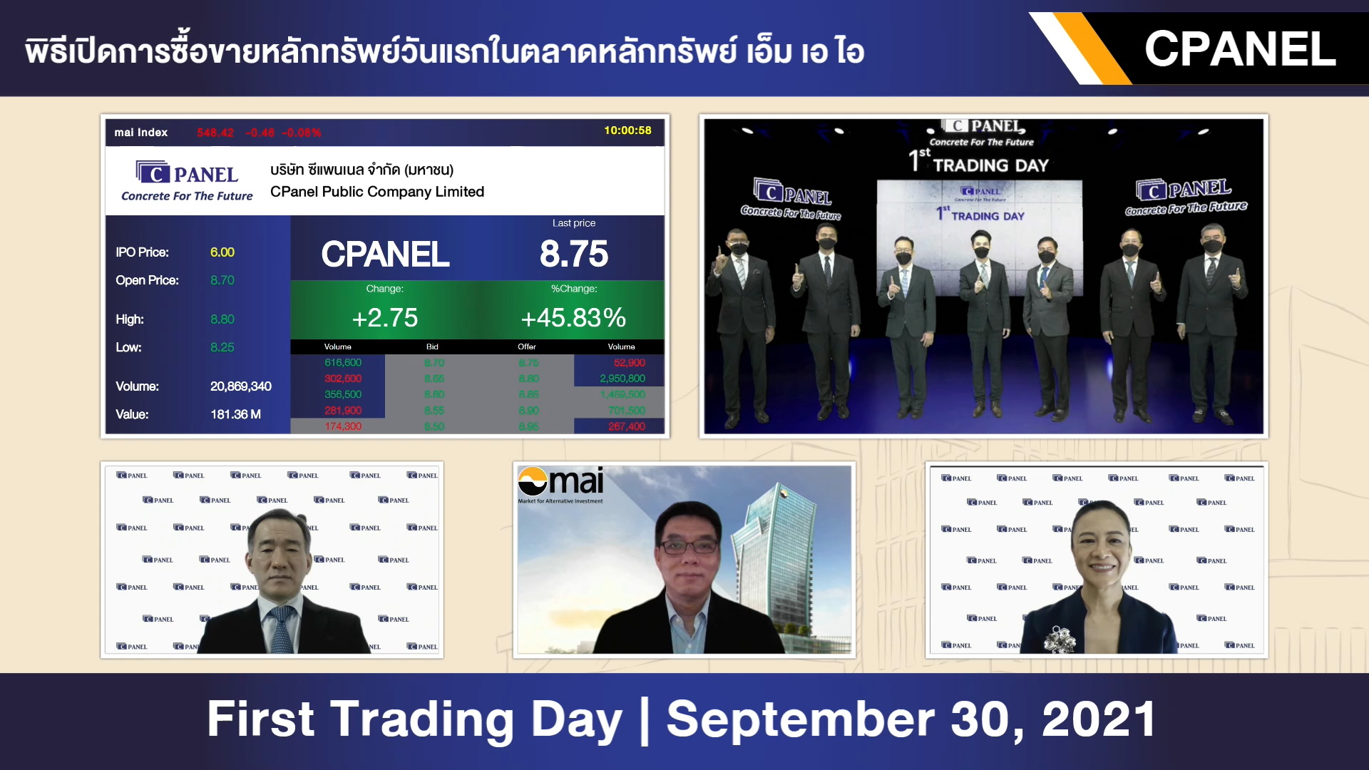 CPANEL เทรด mai วันแรก