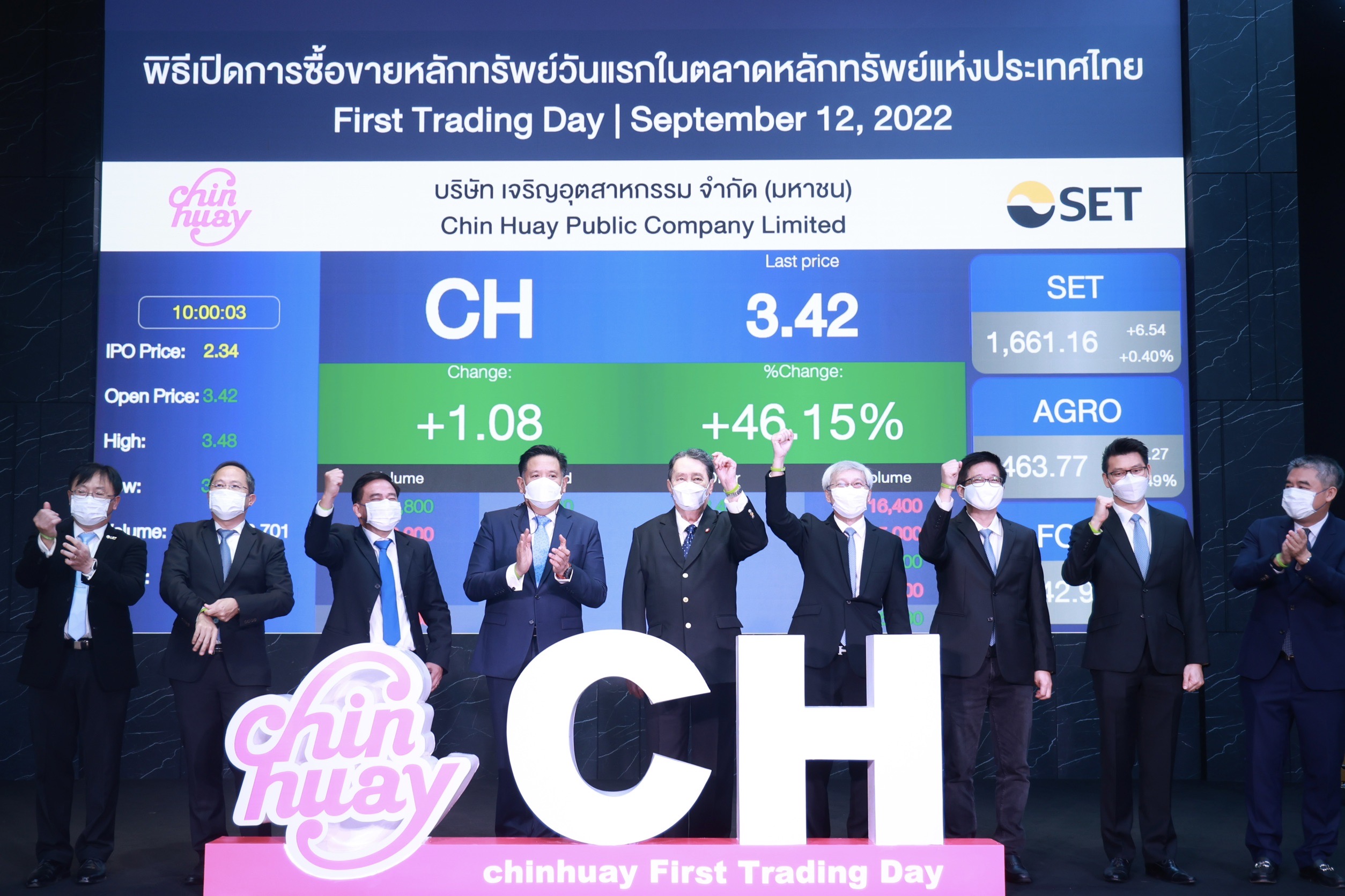 CH เริ่มซื้อขาย     