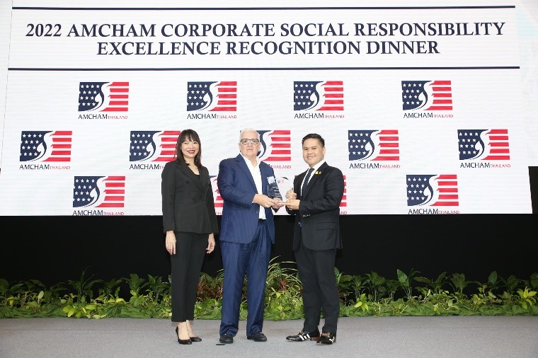 ดับบลิวเอชเอ กรุ๊ป รับรางวัล AMCHAM CSR Excellence Awards   