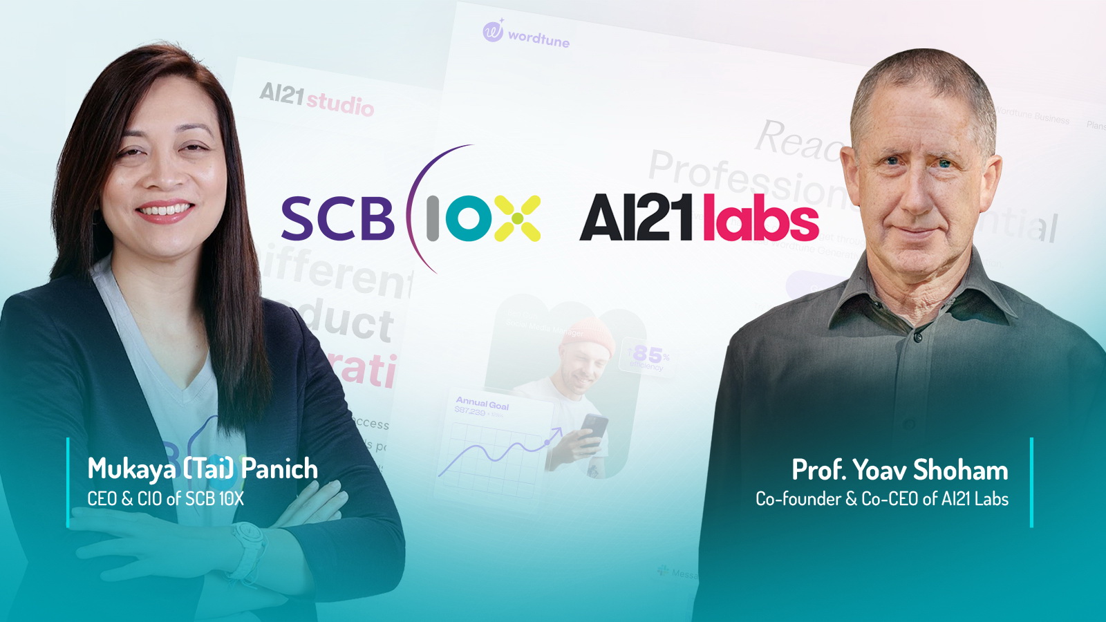 SCB 10X ร่วมลงทุนใน AI21 Labs   