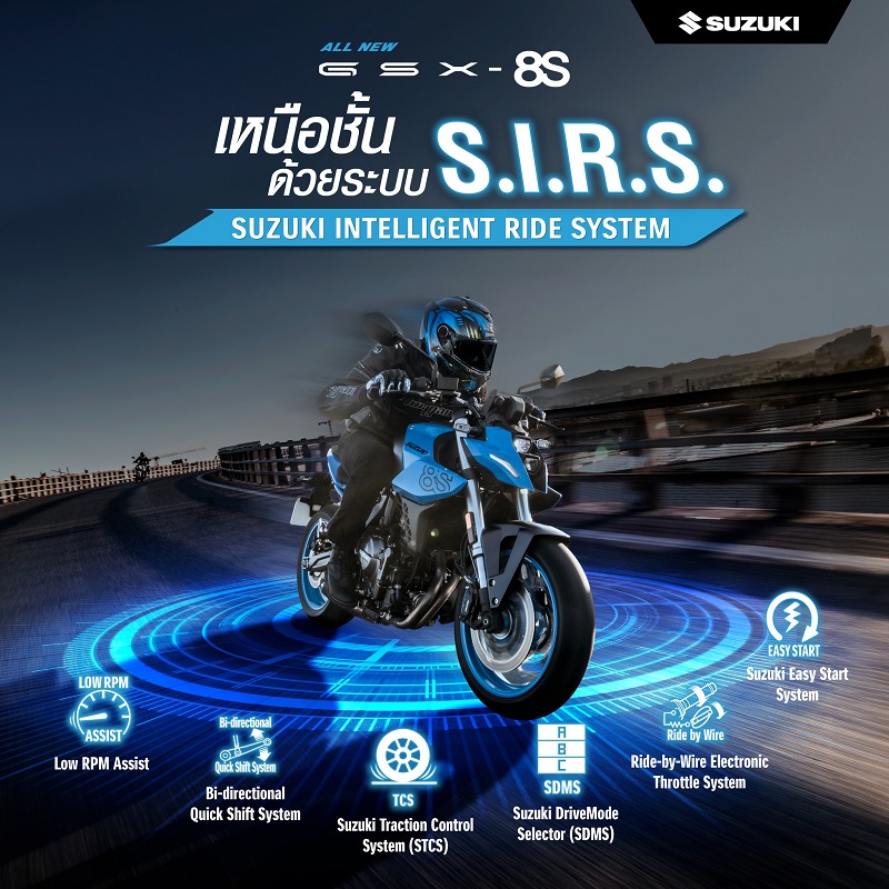 GSX-8S ใหม่กับ Feature สุดล้ำ    