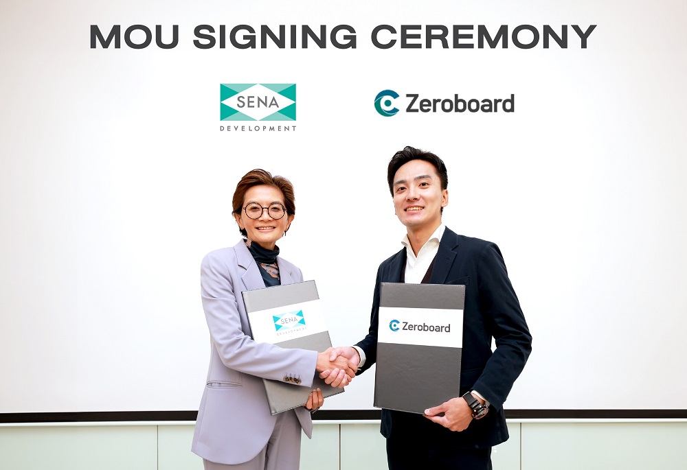 เสนา จับมือ Zeroboard เดินหน้าสู่องค์กร Net Zero เจ้าแรกในกลุ่มอสังหาฯ   