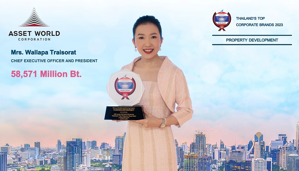 AWC คว้ารางวัล "Thailand’s Top Corporate Brands 2023"