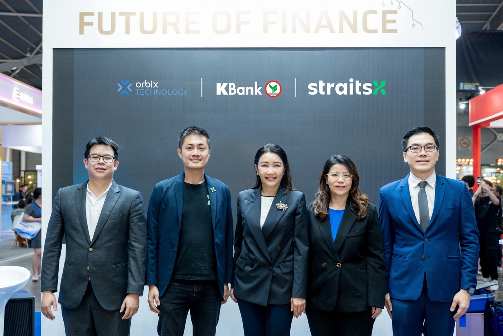 KBank-Orbix Technology-StraitsX โชว์สาธิตนวัตกรรมชำระเงิน