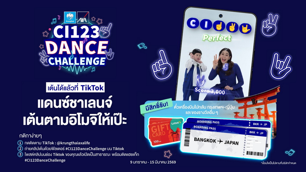 กรุงไทย-แอกซ่า ประกันชีวิต ควงน้องเกล-คุณชมพู่ ชวนมาร่วมแดนซ์   