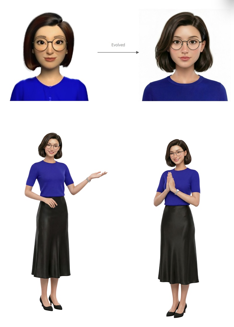 กรุงไทย–แอกซ่า ประกันชีวิต ปรับโฉม Emma by AXA Avatar   