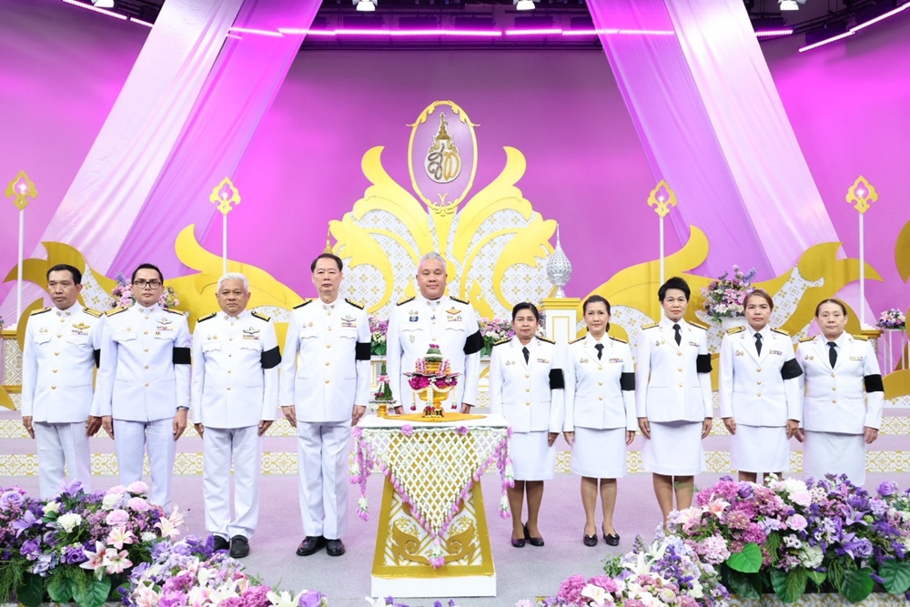 การเคหะแห่งชาติ นำทีมคณะผู้บริหารบันทึกเทปถวายพระพร     